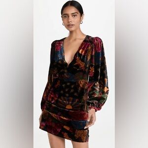 Farm Rio Crazy Mix Mini Dress